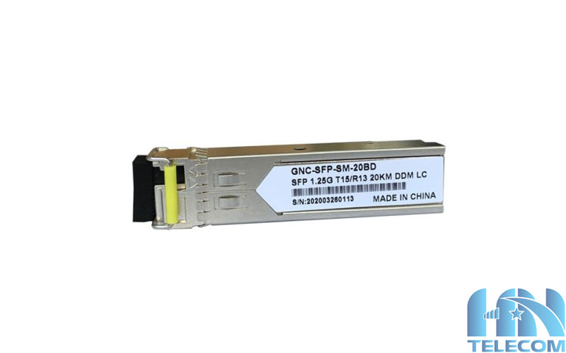 Module quang Gnetcom GNC-SFP-SM-20BD 1 sợi