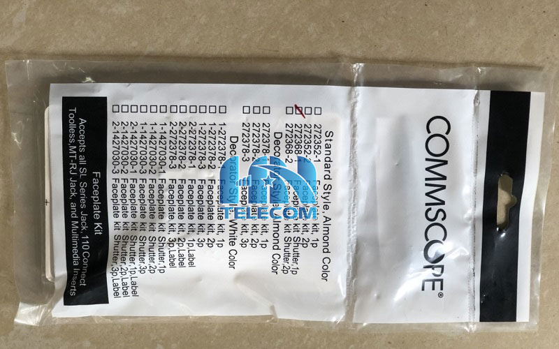 Mặt Faceplate 2 cổng Commscope 272368-2