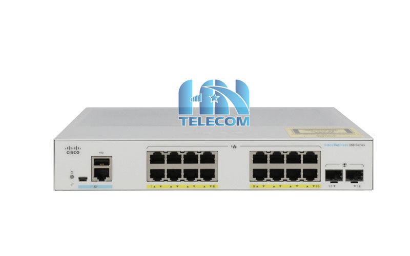 cisco CBS350-16P-2G-EU 16 POE port