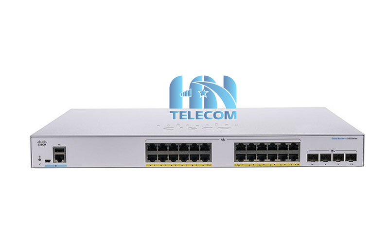 Switch Cisco CBS350-24P-4G-EU-POE 24 port POE