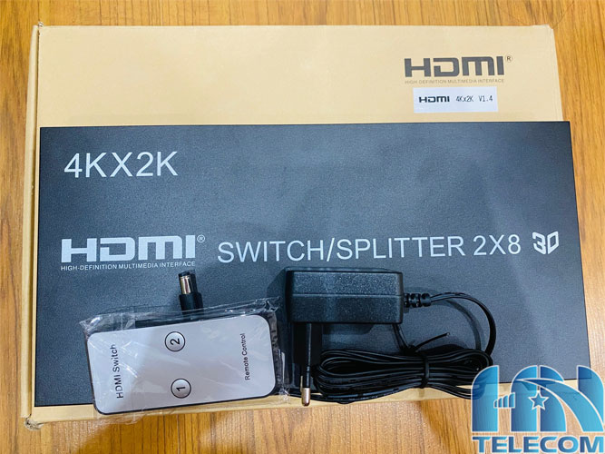 Bộ chia HDMI 2 vào 8 ra 3M-SPL-2IN8OUT