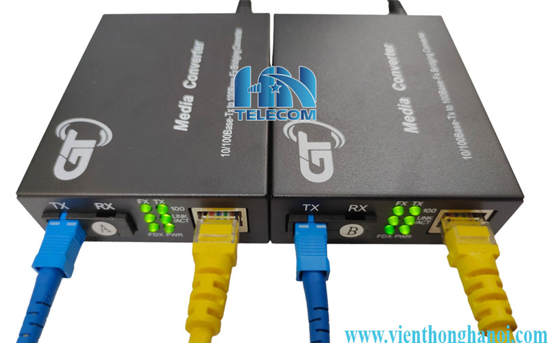 Converter quang Goldtech GT-1F-1SCA/B 100mbps