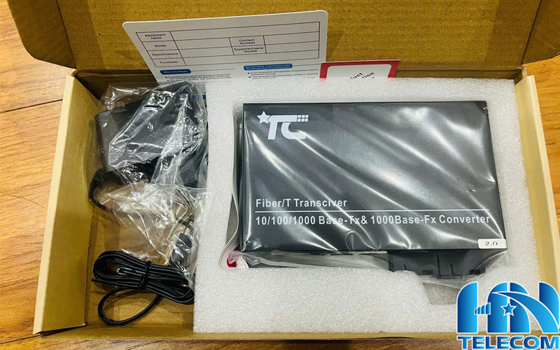 Giới thiệu chi tiết về Switch quang 4 RJ45+2 cổng quang SC 10/100/1000M TC-2F4G-1000