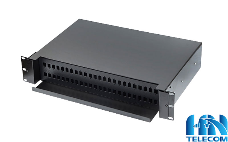 Đặc điểm cấu tạo của Hộp phối quang ODF 48FO khay trượt gắn rack 19" | 3M Telecom