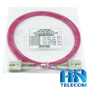SC-SC OM4 Fiber Patch cord Duplex