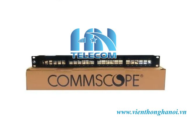 Patch Panel 24 Port Cat6 AMP COMMSCOPE P/N: 1375014-2
