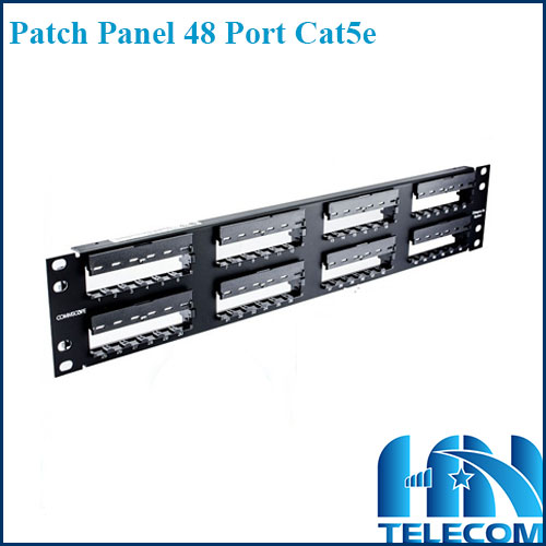 Thanh đấu nối mạng Patch panel 48 port cat5e