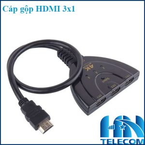 Cáp gộp tín hiệu HDMI 3 vào 1 ra
