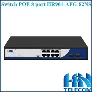 Switch 8 port POE +2 SFP port uplink 1000m