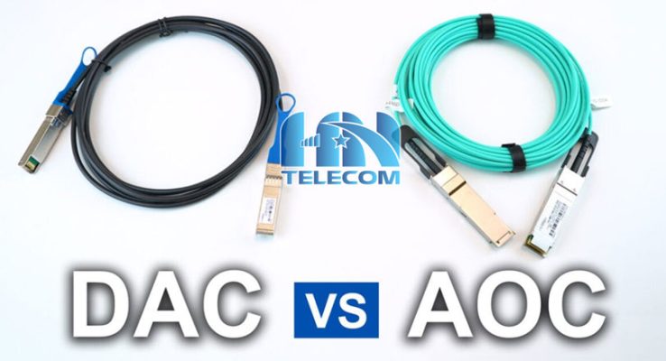So sánh sự khác biệt giữa cáp AOC và DAC