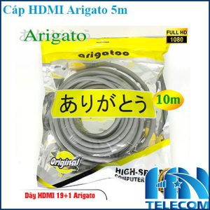 dây cáp HDMI 10m Arigato chuẩn 2.0 4k