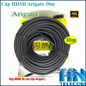 Cáp HDMI 30m Arigato chuẩn 2.0 4k giá rẻ