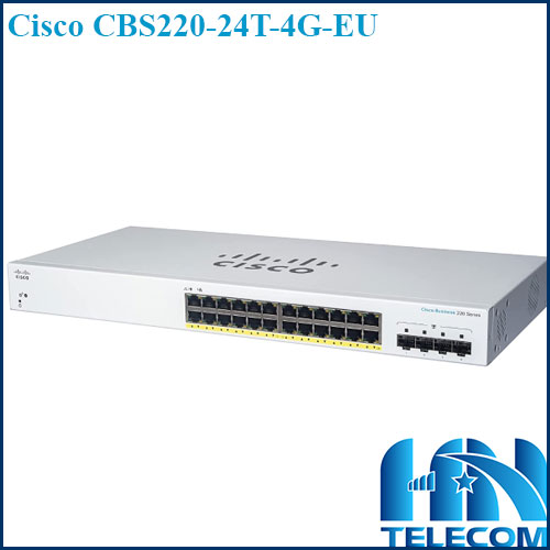 Switch cisco CBS220-24T-4G-EU 24 port