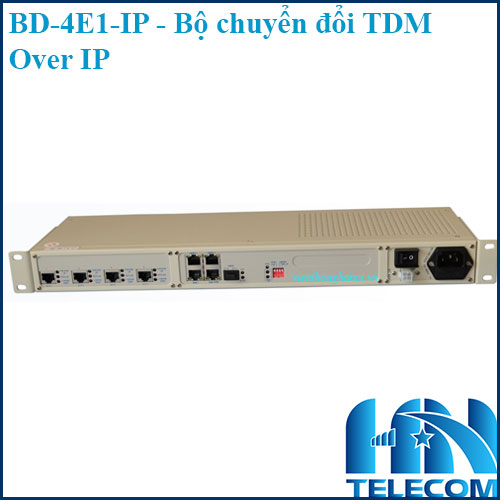 Bộ chuyển đổi TDM over IP BD-4E1-IP
