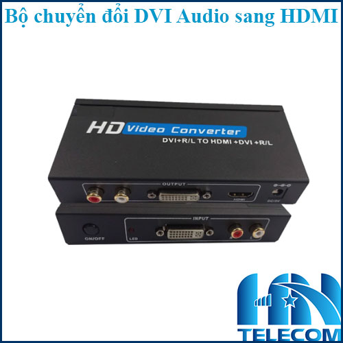 Bộ chuyển đổi DVI AUDIO sang HDMI
