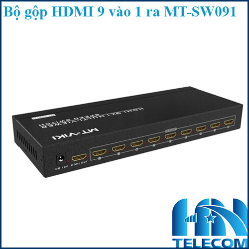 MT-VIKI MT-SW091 bộ gộp HDMI 9 vào 1 ra