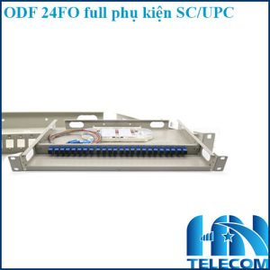 Hộp phối quang ODF 24FO SC/UPC gắn rack