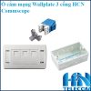 Bộ ổ cắm mạng 3 cổng RJ45 commscope chính hãng