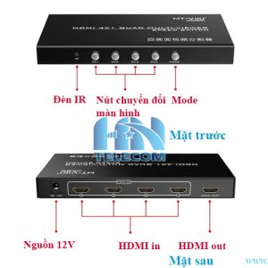 thiết bị gộp hdmi 4 vào 1 ra