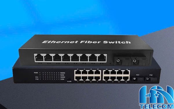 Switch 16 cổng lan+2 đầu sc singlemode