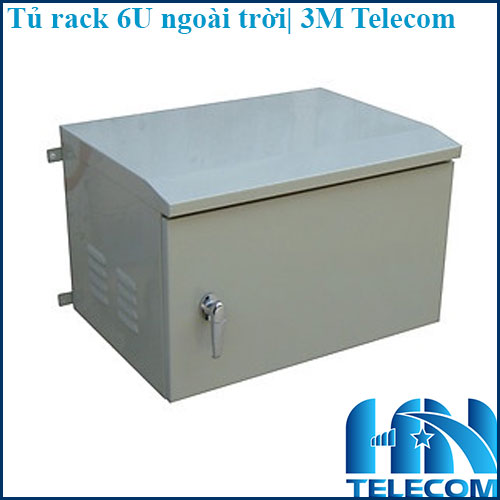 tủ rack 6U ngoài trời