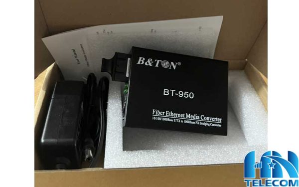 giới thiệu về Converter quang Multimode BT-950GM-2BTON 1000M