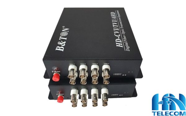 giới thiệu về BTON BT-HD8VF-T/R- Bộ chuyển đổi Video quang 8 kênh 1080P
