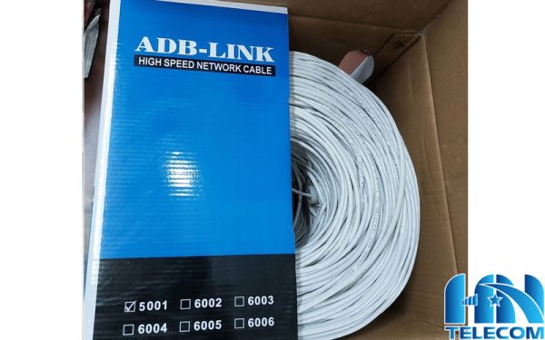 đặc điểm cấu tạo của Cáp mạng CAT5E ADB Link UTP 8 lõi đồng nguyên chất