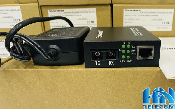 Giới thiệu bộ chuyển đổi quang điện Converter quang 3Onedata Model 1100L-S-SC-20KM 2 sợi 100M