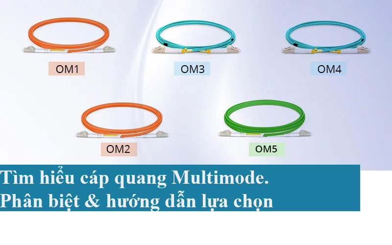Tìm hiểu cáp quang Multimode. Phân biệt & hướng dẫn lựa chọn