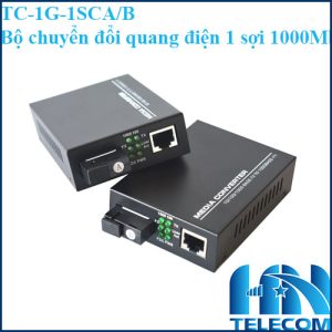 TC-1F-1SCAB bộ chuyển đổi quang điện 1 sợi 10/100/1000M