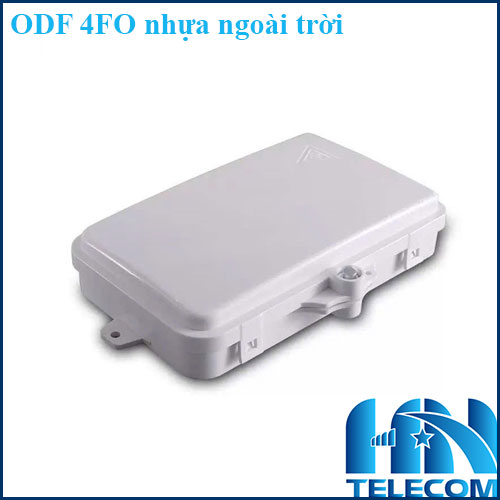 Hộp phối quang ODF 4FO vỏ nhựa ngoài trời